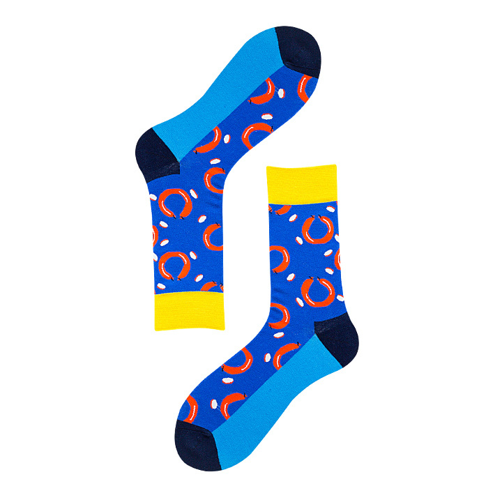 Spring Lovers Socks Cotton In Tube Socks Abstract Origin Goods Sock